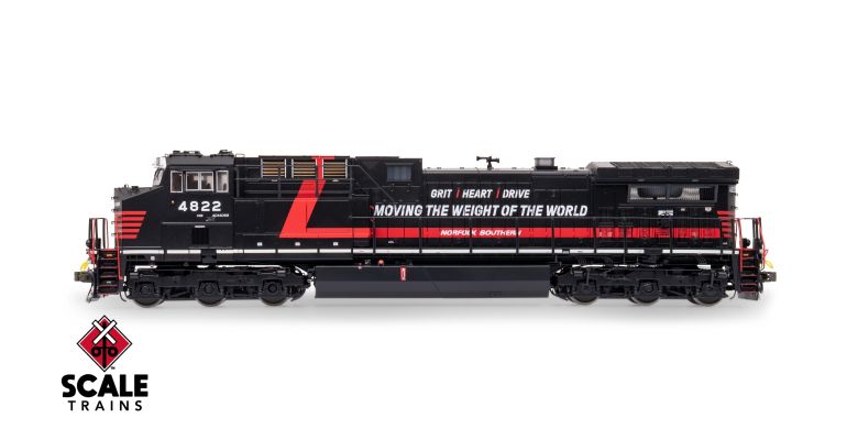 ScaleTrains SXT42480 Rivet Counter Wabtec AC44C6M, Norfolk Southern/Thank You To Our Railroaders/NS #4822 DCC & Sound HO Scale
