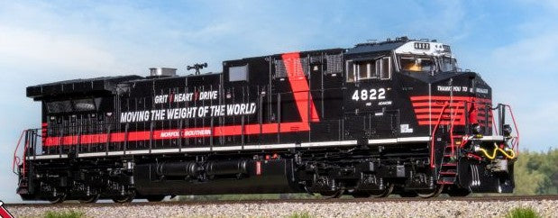 ScaleTrains SXT42480 Rivet Counter Wabtec AC44C6M, Norfolk Southern/Thank You To Our Railroaders/NS #4822 DCC & Sound HO Scale