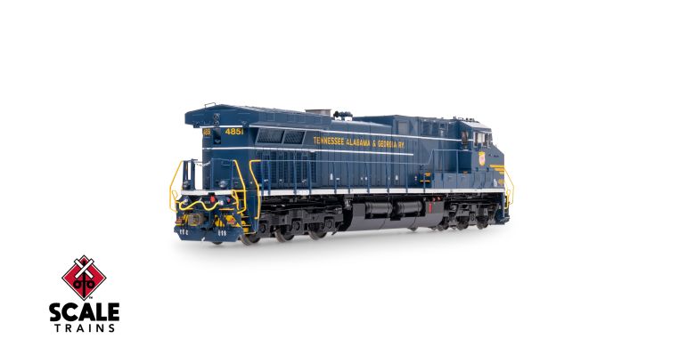 ScaleTrains SXT42482 Rivet Counter Wabtec AC44C6M, Norfolk Southern/Heritage/Tennessee, Alabama & Georgia/NS #4851 DCC & Sound HO Scale