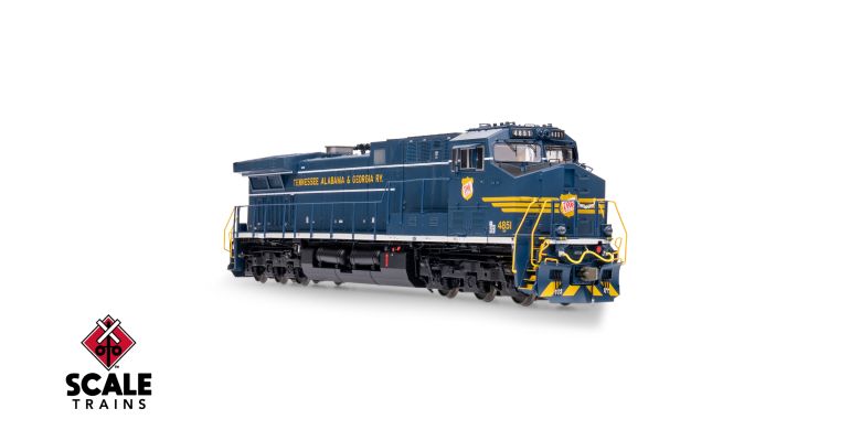 ScaleTrains SXT42482 Rivet Counter Wabtec AC44C6M, Norfolk Southern/Heritage/Tennessee, Alabama & Georgia/NS #4851 DCC & Sound HO Scale