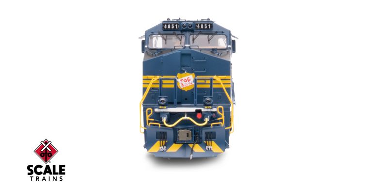 ScaleTrains SXT42482 Rivet Counter Wabtec AC44C6M, Norfolk Southern/Heritage/Tennessee, Alabama & Georgia/NS #4851 DCC & Sound HO Scale