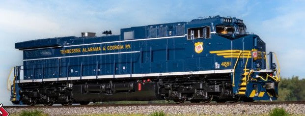 ScaleTrains SXT42482 Rivet Counter Wabtec AC44C6M, Norfolk Southern/Heritage/Tennessee, Alabama & Georgia/NS #4851 DCC & Sound HO Scale