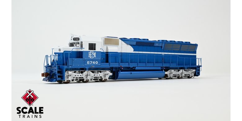 ScaleTrains SXT70109 EMD SD45X, EMD Demonstrator/EMD Version #5740 ESU LokSound DCC & Sound MUSEUM QUALITY HO Scale