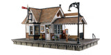 Woodland Scenics 5852 The Depot - Built & Ready Landmark Structures(R) -- Assembled w/Interior Light O Scale
