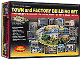 Woodland Scenics 1485 Town & Factory Building Set(TM) -- Kit N Scale