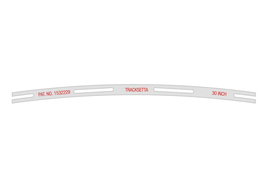 Template. Track Inches Peco NT30 Tracksetta Track Laying Template -- 30