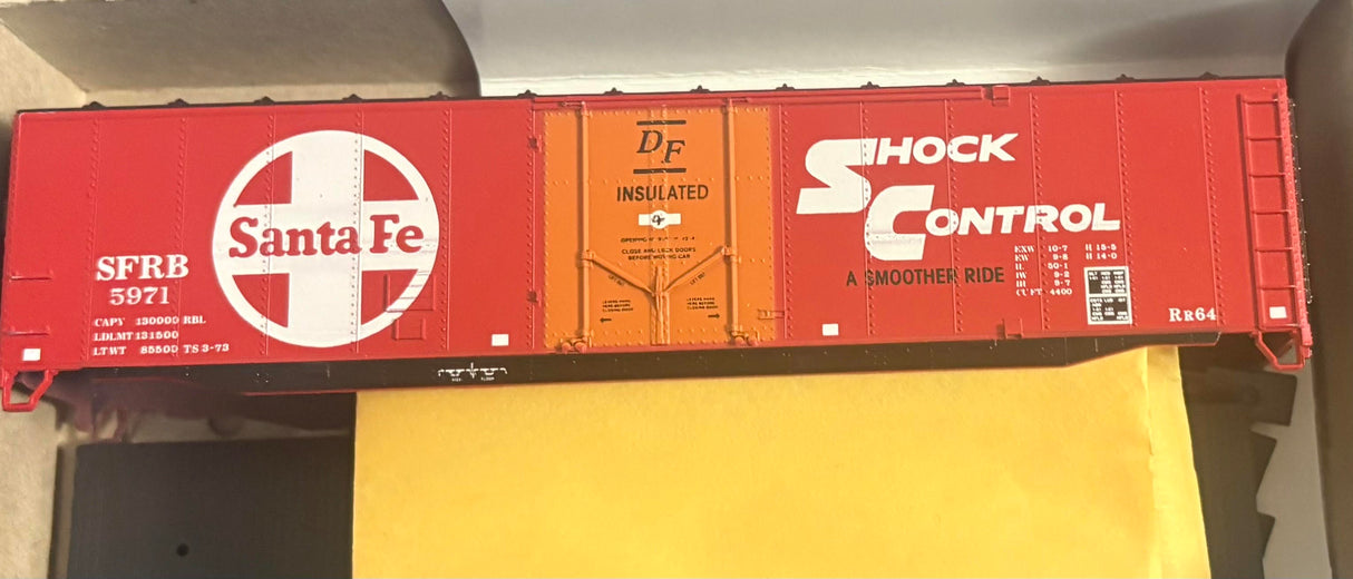 Bev-Bel 2351-1 50' Plug-Door Boxcar SFRB Santa Fe #5978 HO Scale