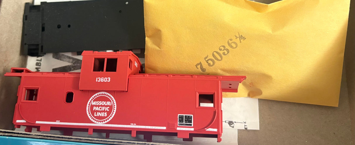 Bev-Bel 2208-2 29' Wide-Vision Caboose MPL Missouri Pacific Lines #13603 HO Scale
