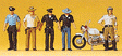 Image for 590-10370 Policemen US & Mtrcycl 6/
