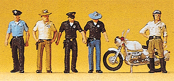 Image for 590-10370 Policemen US & Mtrcycl 6/