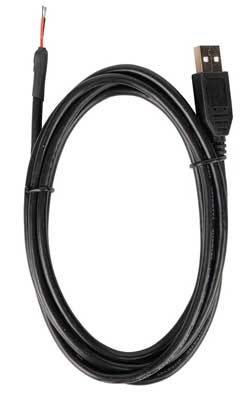Faller 180731 USB 2.0 to Bare Wire End Cable -- 6-1/2' 2m HO Scale ...