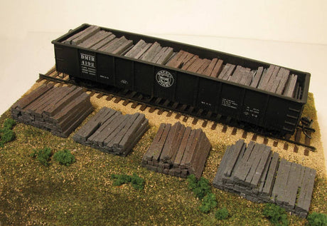 Image for 493-2108 Used Wood Rlrd Tie Stacks