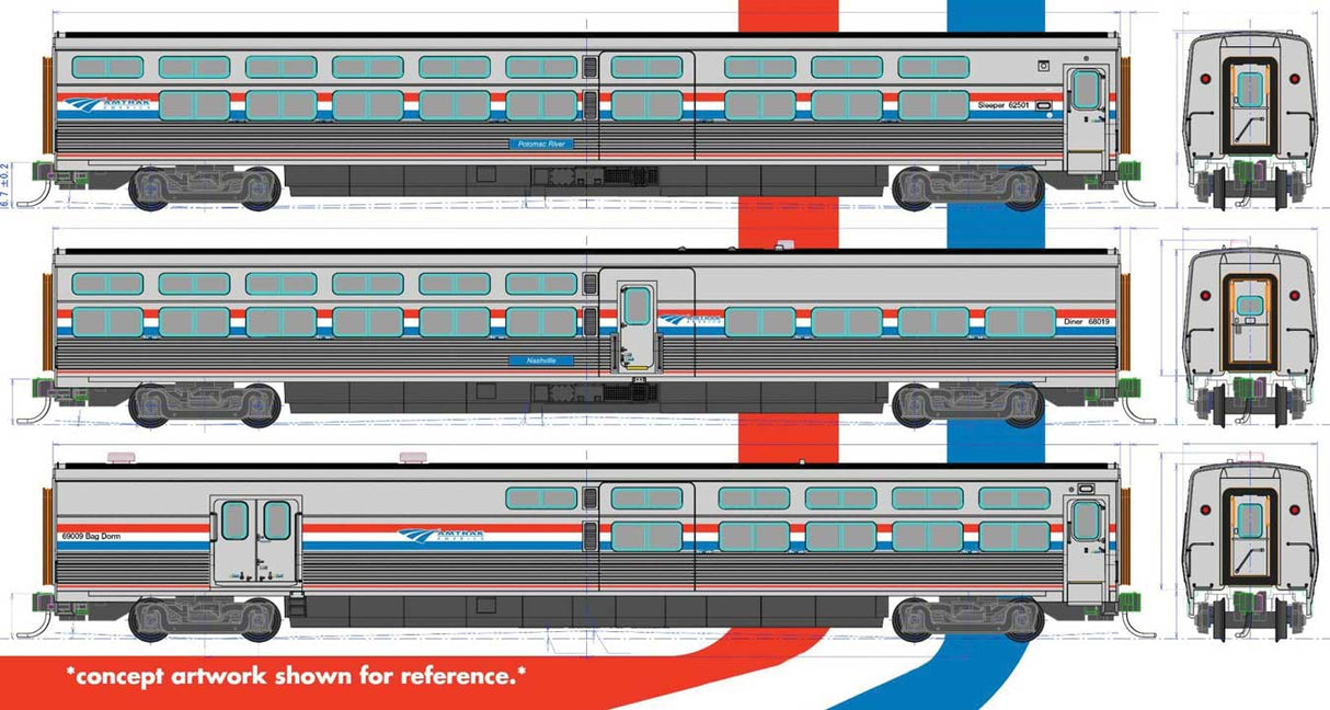 Image for 381-1068004 Viewliner II 4Cr Set AMTK