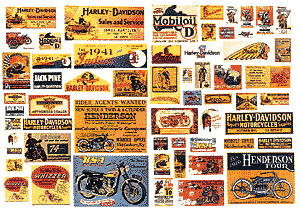 Image for 361-304 Signs Motorcycles 1920s+