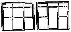 Image for 300-8014 Wndw w/Door 115x97" 2sets