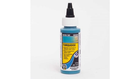 Woodland Scenics 4520 Water Tint - Water System - 2oz  59.1mL -- Turquoise A Scale