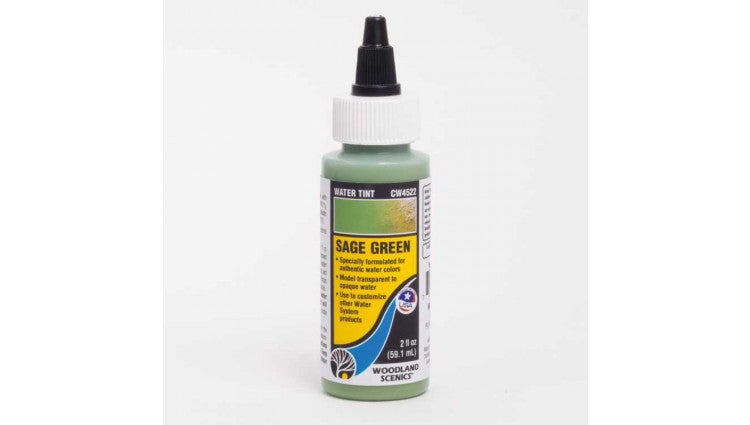 Woodland Scenics 4522 Water Tint - Water System -- Sage Green A Scale