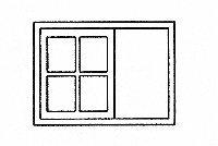 Image for 300-26 Wndw 8-pane outfit car 4/