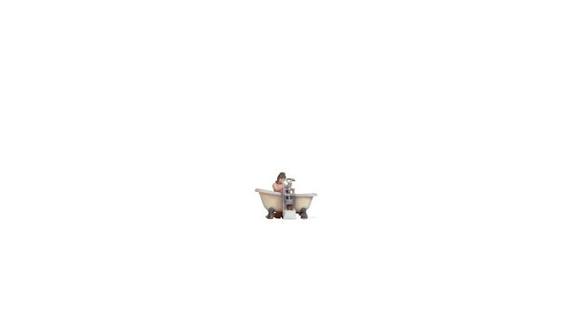Image for 528-10421 Woman Bathing Child