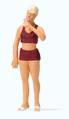 Image for 590-28163 Woman Eating Ice Cream