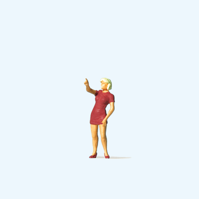 Image for 590-28190 Woman Pointing Her Finger