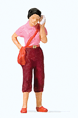 Image for 590-28166 Woman w/Mobile Phone