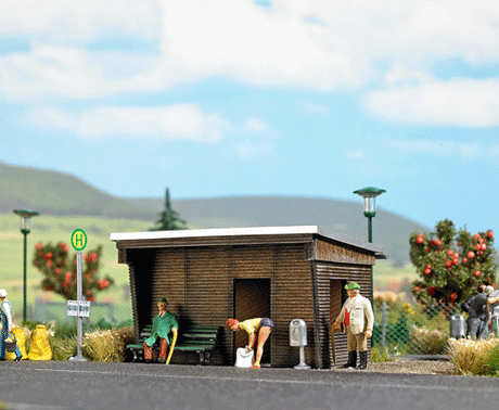 Image for 189-1458 Wooden Bus Stop Shelter