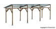Image for 405-38349 Wooden Carport