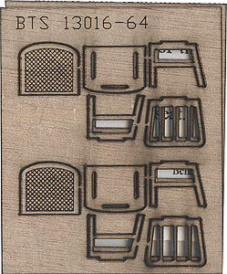 Image for 464-13016 Wood Chairs, Straight 4/