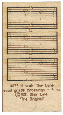 Image for 184-33 Wd Grade Xing 1-Lane 3/