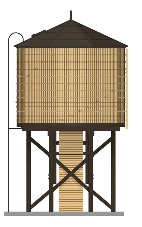 Image for 187-7927 Water Tower Unpower yello