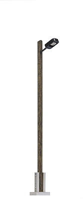 Image for 189-4159 Street Lamp on Wood Pole