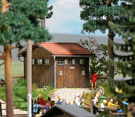 Image for 189-1586 Wooden Toilet House Kit