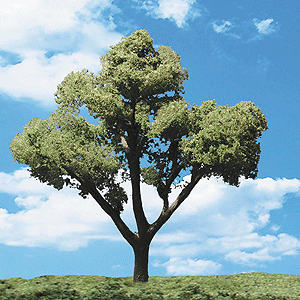 Woodland Scenics 3509 Woodland Classic Trees(R) Ready Made - Early Light -- 4 to 5"  10.1 to 12.7cm Tall pkg(3) A Scale