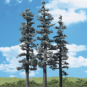 Woodland Scenics 3563 Woodland Classic Trees(R) Ready Made - Standing Timber -- 7 to 8"  17.7 to 20.3cm Tall pkg(3) A Scale