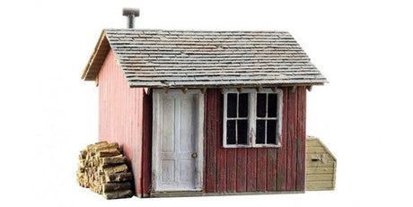 Woodland Scenics 5857 Work Shed - Built-&-Ready(R) Landmark Structures(R) -- Assembled - 3-7/16 x 1-3/4 x 2-1/2"  8.7 x 4.4 x 6.4cm O Scale