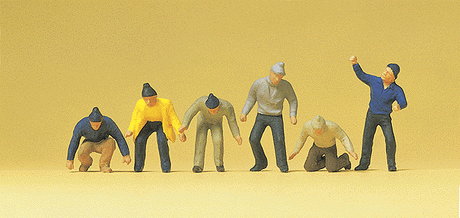 Image for 590-14064 Workers w/Knit Caps 6/