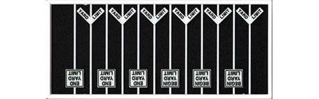 Image for 293-8330 Yard Limit Signs 3Typ 12/